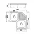 Boloco Ugradna sudopera BL 866, o90, 83×83cm, Hrom