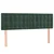 Vidaxl Box spring postelja z vzmetnico temno zelena 140x200 cm žamet