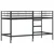 Okvir Krevet za Dječji Loft Crna 99,5 x 190 cm Čelik
