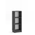 Hanah Home polica za knjige Bili3 40, 40 cm, antracit