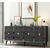 HANAH HOME Komoda Cagla Anthracite Silver