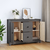 Komoda siva 100 x 35 x 74 cm od masivne borovine
