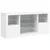 Komoda s LED svjetlima bijela 142,5 x 37 x 67 cm