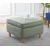Atelier del Sofa Tabure Roscen, 63x43x63cm, Zeleni
