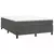 Vidaxl Box spring postelja z vzmetnico temno siva 140x200 cm žamet