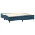 Box spring postelja z vzmetnico temno modra 180x200 cm žamet