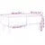 Stolić za kavu sjajni crni 100 x 49,5 x 43 cm konstruirano drvo