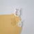 KREATIVNI SLATKIŠI Modle za kolače i ukrase Baletanke, 4 cm, 2 komada, Bele
