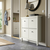 HEMNES Cipelarnik s 4 odeljka, bela, 107x22x101 cm