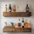 Hanah Home Set zidnih polica Raf273, 2 komada, Braon