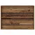 Polica za časopise s policom 2 pcs Staro drvo 100 x 12 x 70 cm