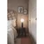 Globen Lighting namizna svetilka Torrano, rjava, višina 53 cm - Dnevna soba/jedilnica - Dizajn - rjava marmorirana, bela, brušena medenina - Steklo