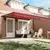 Nadstrešnica Crvena 400 x 300 x 165 cm Poliester i aluminij