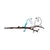 Aberto Design Dekorativna figura Bird on the branch 26, 20x50 cm, 1.5 mm, Plava