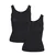 Womens 2-pack Basic Stretch Top black