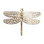 Kovinska stenska dekoracija 24x17,5 cm Dragonfly – Light & Living