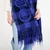 Šali Off-White Bookish Check S Cobalt Blue/ Light Blue Universal