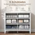 HOMCOM HOMCOM Komoda MDF, iverna plošča 100D x 40Š x 78V cm Bela, (5000242529)