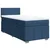Vidaxl Box spring postelja z vzmetnico modra 100x200 cm blago