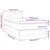 Vidaxl Box spring postelja z vzmetnico črn 90x190 cm blago