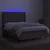 Vidaxl Box spring postelja z vzmetnico LED taupe 140x200 cm blago