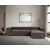 Atelier del Sofa Ugaona garnitura Fora 296x66x185cm Tamnobraon