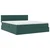 Krevet s od storage s madracem Tamnozelena 90 x 200 cm