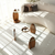 HANAH HOME Sto za dnevnu sobu Surf Chesnut Transparent