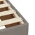 Vidaxl Box spring postelja z vzmetnico taupe 120x200 cm blago