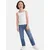 GAP Top  svetlo modra / bela