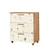 Hanah Home Komoda Leva Gravis Jungle 80x95x43cm Bež-Bela