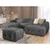 Temno siv tabure Melva – Ropez