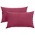 Jastučići za sofu 2 pcs boja crnog vina 50 x 30 cm