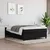 Vidaxl Box spring posteljni z vzmetnico črn 140x190 cm blago