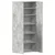 Ormar za cipele Siva 80 x 35.5 x 180 cm Konstruirano drvo