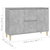 vidaXL Komoda siva boja betona 103,5x35x70 cm od konstruiranog drva