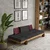 ATELIER DEL SOFA Ležaljka - sofa Prirodno Antracit CPT8371 200