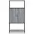 Visoka ploča siva Sonoma 68x35x139 cm Konstruirano drvo i metal