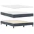 vidaXL Box Spring postelja z vzmetnico, temno siva, 140x200 cm, žamet