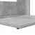 Bocni stol Betonski sivi 40 x 38 x 62,5 cm Konstruirano drvo