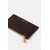 Usnjena denarnica Calvin Klein ženska, bordo barva, LV04F1076G