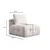 Atelier del Sofa Fotelja Amaris O1, 90 x 100 x 65 cm, Bela
