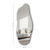 HANAH HOME Dekorativno ogledalo 52135 Ayna 001