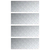 Stepenica Pravokutni 4 pcs Srebrno 100 x 40 cm Aluminij
