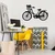 Wallity Zidna dekoracija Bike, 65x40 cm, 1.2mm, Crna