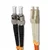 Qoltec optični patchcord LC/UPC - ST/UPC | Večmodni | 50/125 | OM2 | Duplex | 2 m