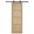 Klizna vrata ORKDAL Prirodna 73,5 x 211 cm Masivna borovina