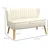 Homestar Dvosed 117x565x77 cm kremno bel
