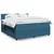 vidaXL vidaXL Box spring postelja z vzmetnico modra 200x200 cm žamet, (21305331)