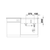 BLANCO KORITO SUBLINE 430/270-U 523155